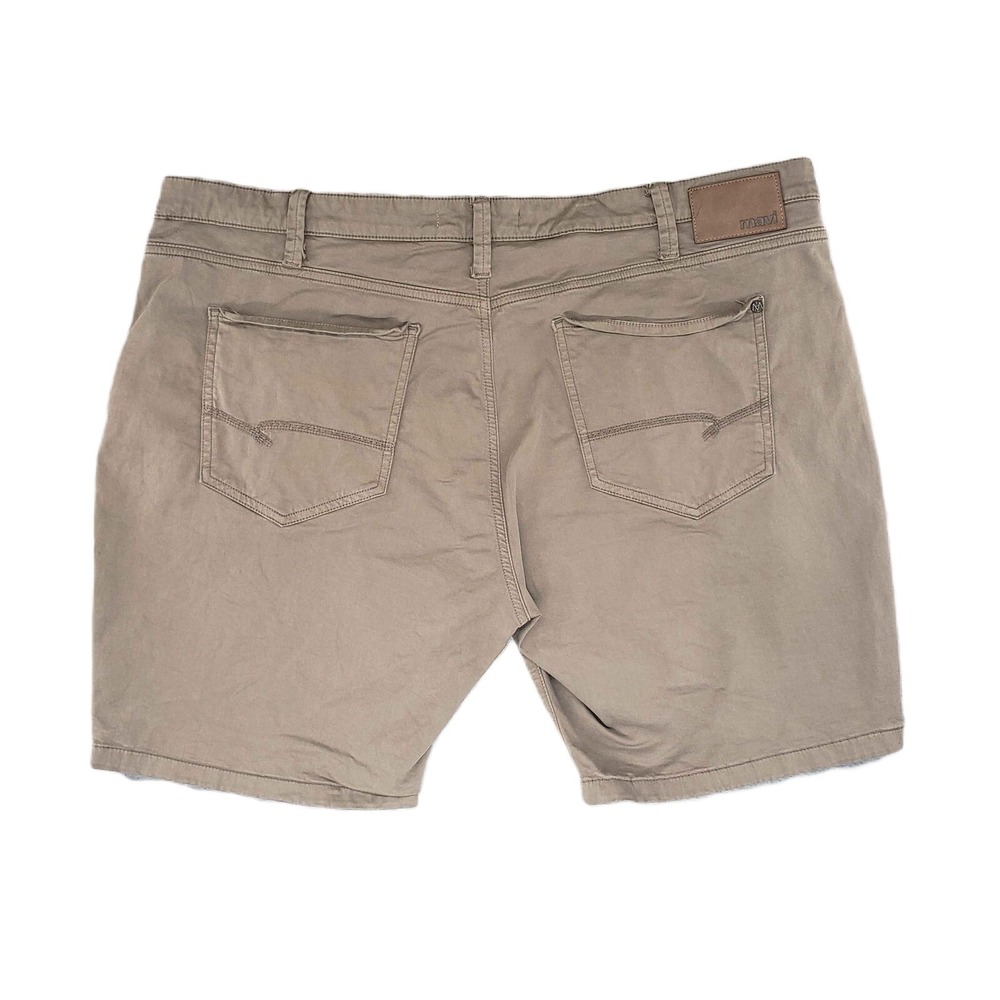 Mavi Ethan Shorts Mens 46 Brown Solid Modern Cotton Stretch Twill Chino Casual - Picture 2 of 6